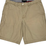 Tommy Hilfiger Chino Shorts - 36W 11L Beige Cotton