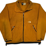 The North Face Fleece Jacket - Large Orange Polyester