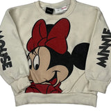 Minnie Mouse, Age 3-4 Zara Cartoon Sweatshirt - XS Black Cotton