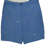 Polo By Ralph Lauren Chino Shorts - 32W 8L Blue Cotton