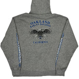 Oakland Harley Davidson Graphic Hoodie - Large Grey Cotton