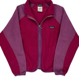 Age 8 Patagonia Fleece Jacket - Small Pink Polyester