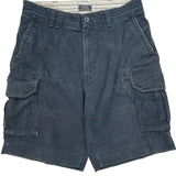 Polo By Ralph Lauren Cargo Shorts - 34W 11L Blue Cotton