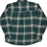 Cambridge Plaid Gant Checked Flannel Shirt - Large Grey Cotton