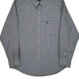 Timberland Checked Shirt - Medium Blue Cotton