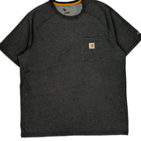 Carhartt T-Shirt - XL Grey Polyester Blend