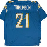 Chargers Reebok Nfl Jersey - 2XL Blue Polyester