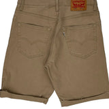 569 Levis Denim Shorts - 32W 10L Khaki Cotton