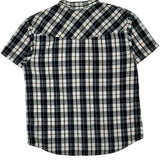 Levis Checked Short Sleeve Shirt - XL Black & White Cotton