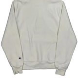 Reverse Weave Champion Hoodie - Small Cream Cotton Blend