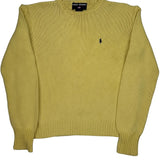 Polo Sport Sweater - Medium Yellow Cotton