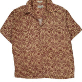 Eighty Eight Short Sleeve Shirt - Large Multicoloured Viscose