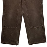 Carhartt Double Knee Carpenter Pants - 32W 29L Brown Cotton