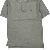 Age 8-9 Polo By Ralph Lauren Polo Shirt - Medium Grey Cotton