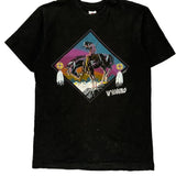 Fruit Of The Loom Single Stitch T-Shirt - Large Black Cotton