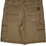 Wolverine Carpenter Shorts - 34W 10L Brown Cotton