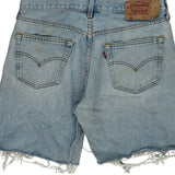 Levis Denim Shorts - 31W 10L Light Wash Denim