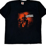 Harley Davidson Graphic T-Shirt - Large Black Cotton