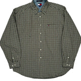 Tommy Hilfiger Checked Shirt - XL White Cotton