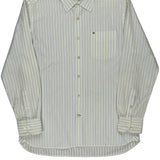 Tommy Hilfiger Striped Shirt - Large White Cotton