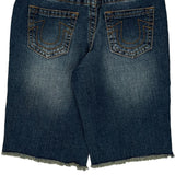 Age 10 True Religion Denim Shorts - Medium Dark Wash Denim