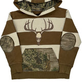 Age 6-7 Realtree Camo Hoodie - Medium Brown Cotton