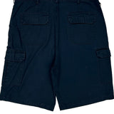 Dickies Cargo Shorts - 38W 10L Navy Polyester Blend