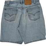 Levis Denim Shorts - 32W 10L Light Wash Cotton