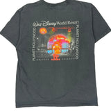 Walt Disney World Resort Planet Hollywood Graphic T-Shirt - Large Gray Cotton