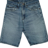 Wrangler Denim Shorts - 30W 10L Light Wash Denim