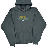 Green Bay Packers NFL Hoodie - Large Gray Cotton Blend