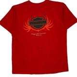 Playa Del Carmen Harley Davidson Graphic T-Shirt - Large Red Cotton