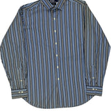 Polo By Ralph Lauren Striped Shirt - Large Black Cotton