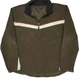 Tommy Hilfiger Striped Fleece - 2XL Red Cotton