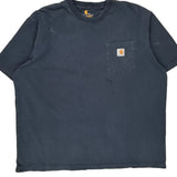 Carhartt T-Shirt - XL Navy Cotton