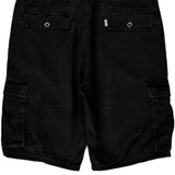 Levis Cargo Shorts - 32W 10L Black Cotton