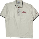 Disney Polo Shirt - Medium White Cotton