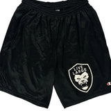 Live Large Champion Graphic Sport Shorts - Medium Black Polyester