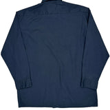 Dickies Shirt - Large Navy Polyester Blend