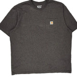 Carhartt T-Shirt - 2XL Grey Cotton