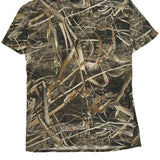 Hanes Camo T-Shirt - Medium Khaki Cotton