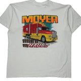 Racing Fruit Of The Loom Graphic T-Shirt - 3XL White Cotton