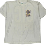 Anvil Graphic T-Shirt - Large White Cotton