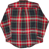 Made In USA Nautica Checked Shirt - Large Red Cotton
