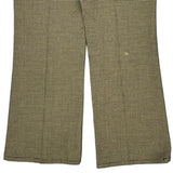 Lee Checked Trousers - 37W 31L Brown Cotton