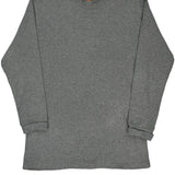 Dickies Long Sleeve T-Shirt - XL Grey Cotton Blend