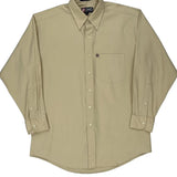 Chaps Ralph Lauren Shirt - Large Beige Cotton