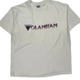 Hanes Single Stitch T-Shirt - XL White Cotton