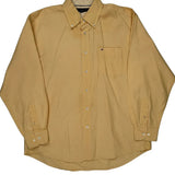 Tommy Hilfiger Shirt - Large Yellow Cotton