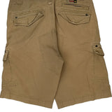 Lost Cargo Shorts - 33W 12L Beige Cotton